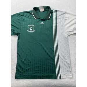 Vintage Adidas Soccer Jersey USA Rochester‎ FC Size XF Green/White Stripe